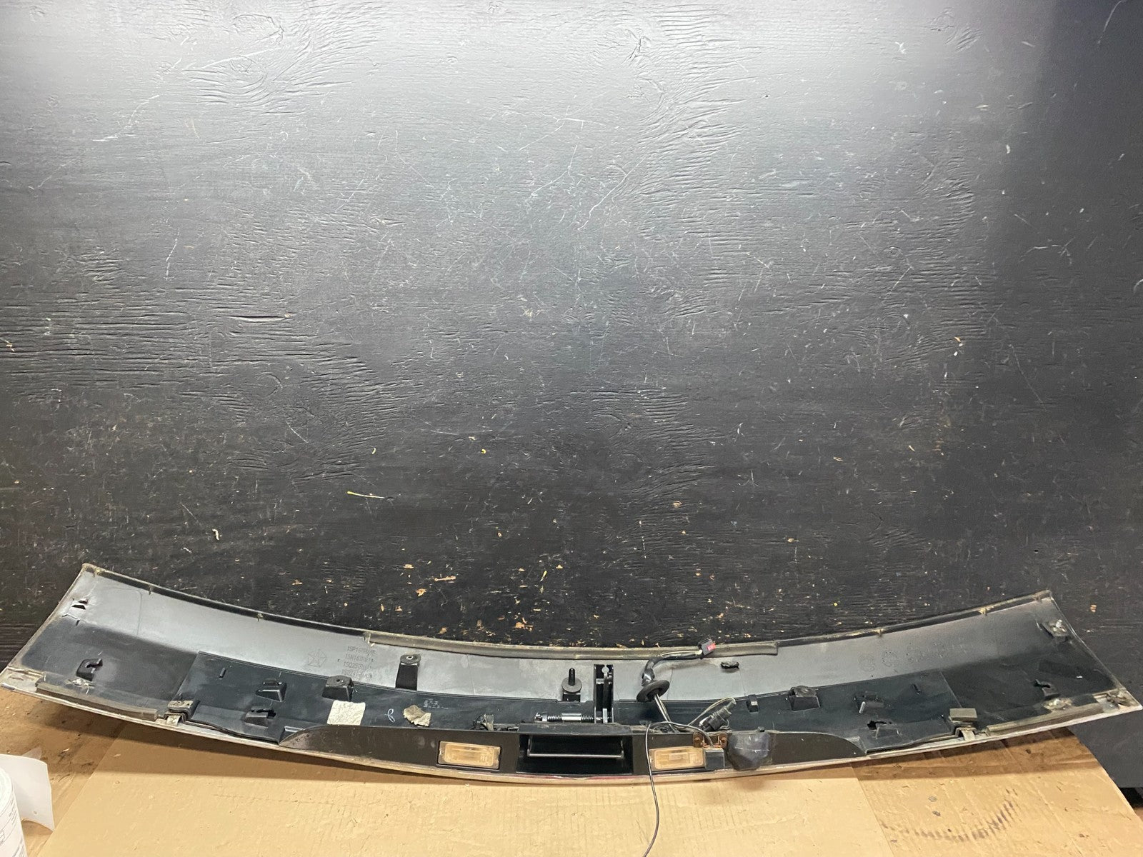 2011 to 2016 Chrysler Town & Country Tailgate Trim w/ Camera Panel OEM U7469 DG7