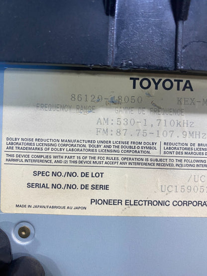 1999 2003 Lexus RX300 Radio Navigation Info Display Climate Control OE AD1582 DG6