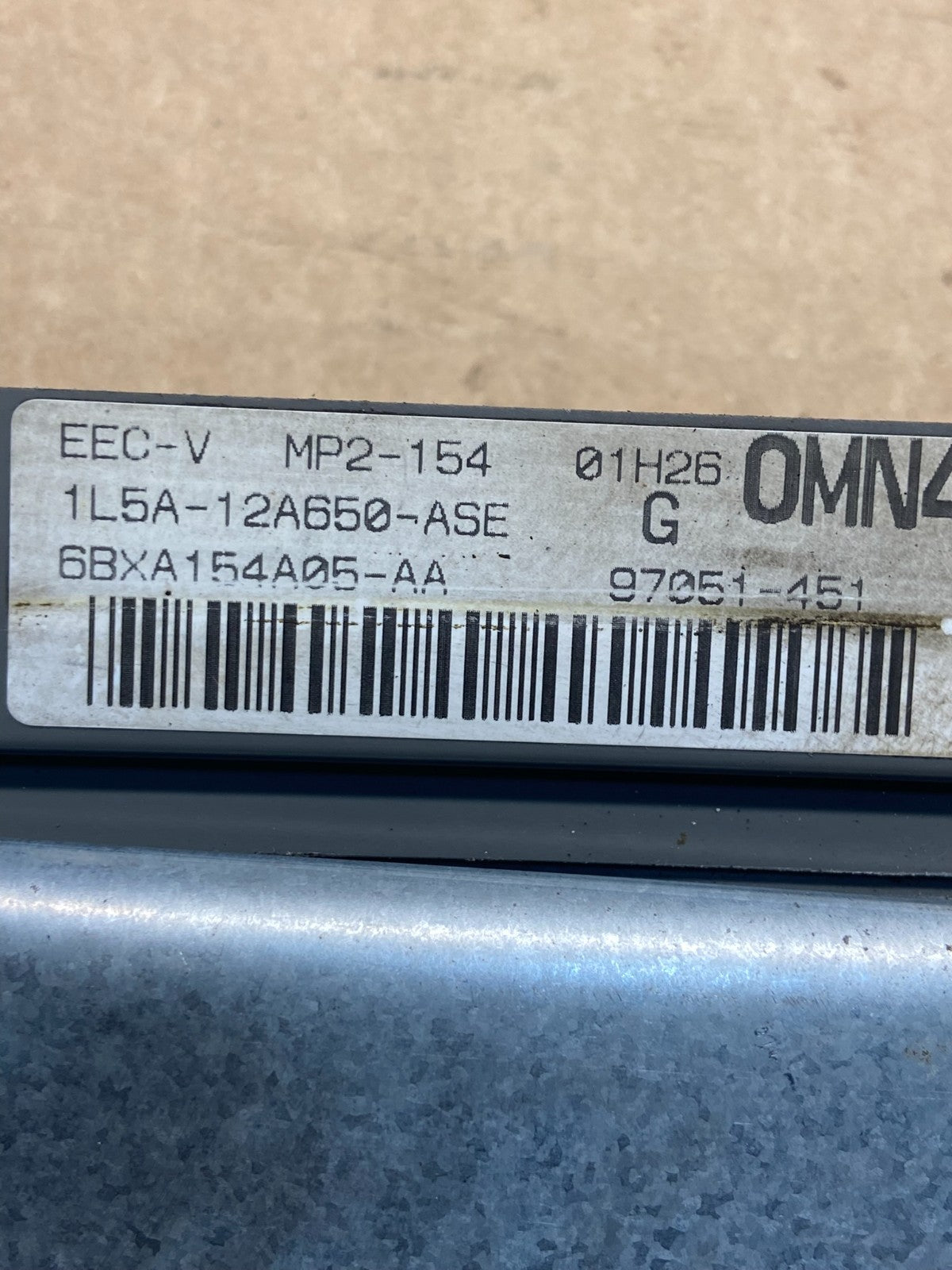 2001 2002 Ford Ranger 3.0L Engine Control Unit ECU Computer Module ae2477 DG2