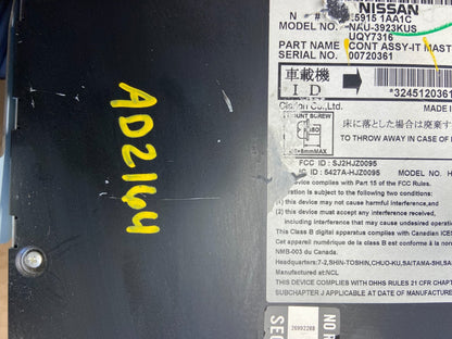 2009 - 2010 Nissan Murano Maxima Radio CD Navigation AD2164 DG6
