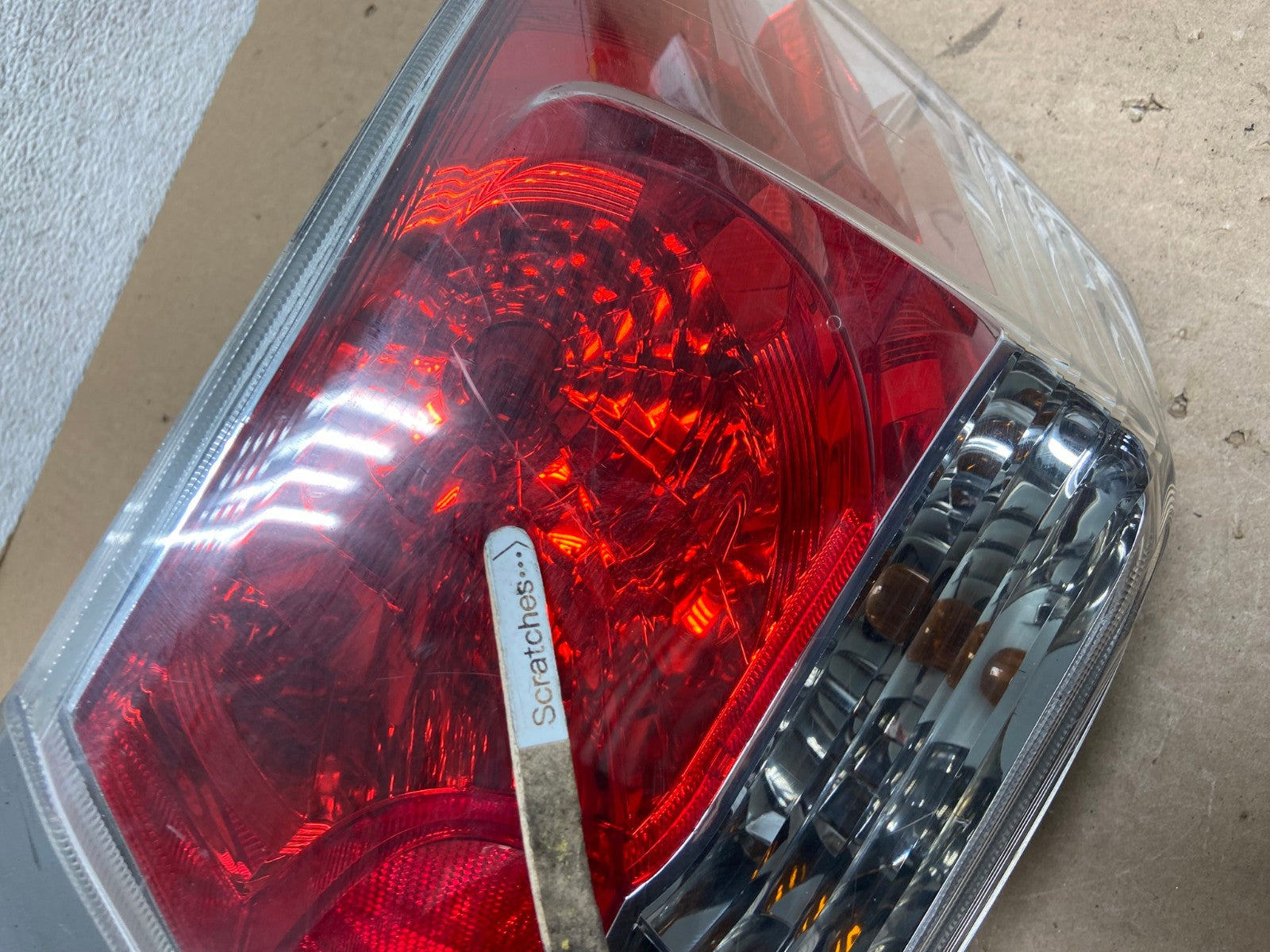 2008 to 2012 Honda Accord Sedan Tail light Right Passenger RH Side AG4247 LK3