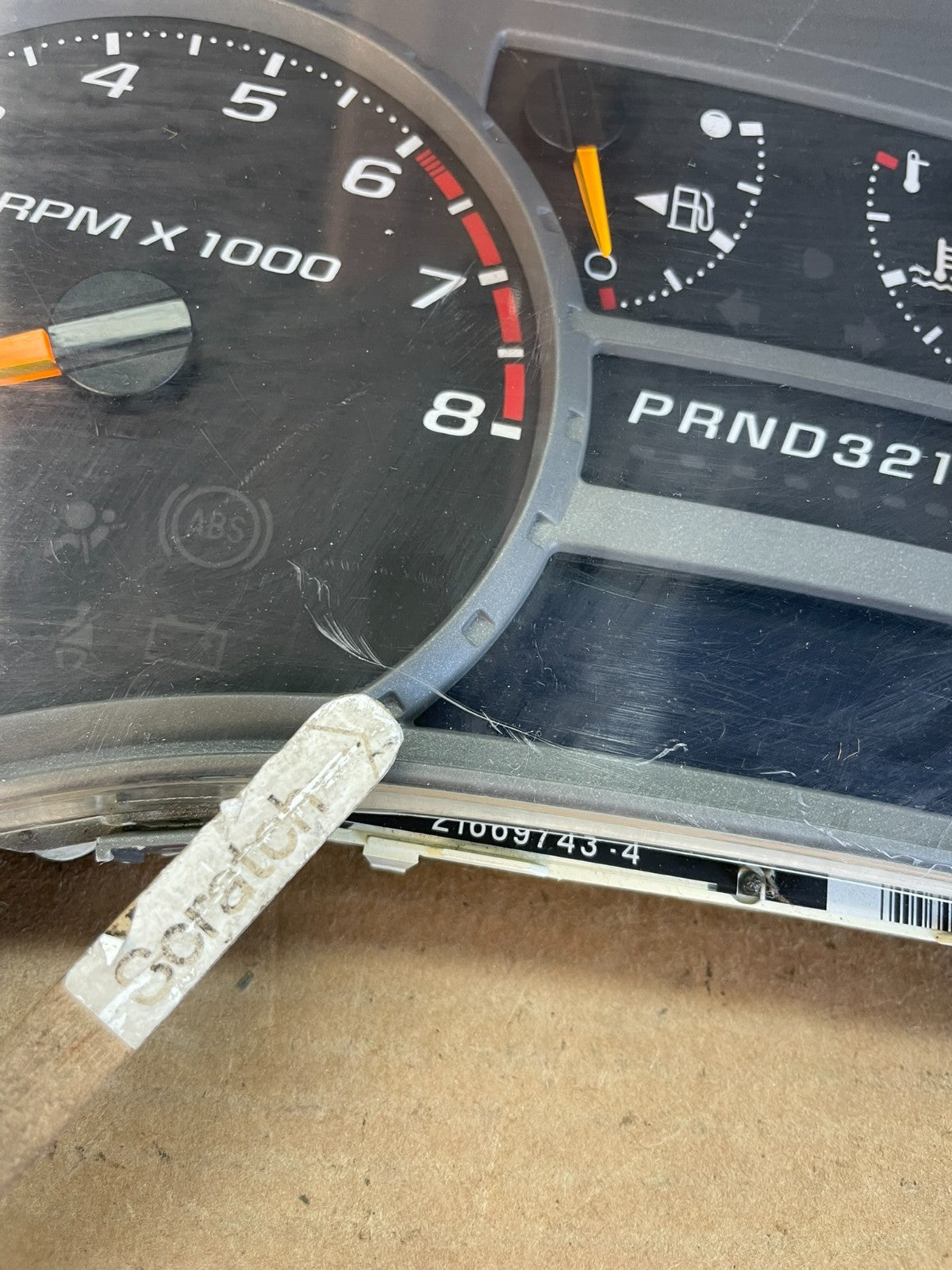 2004 to 2012 Chevrolet Colorado Instrument Cluster Speedometer AG0734 DG3
