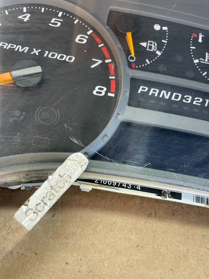 2004 to 2012 Chevrolet Colorado Instrument Cluster Speedometer AG0734 DG3
