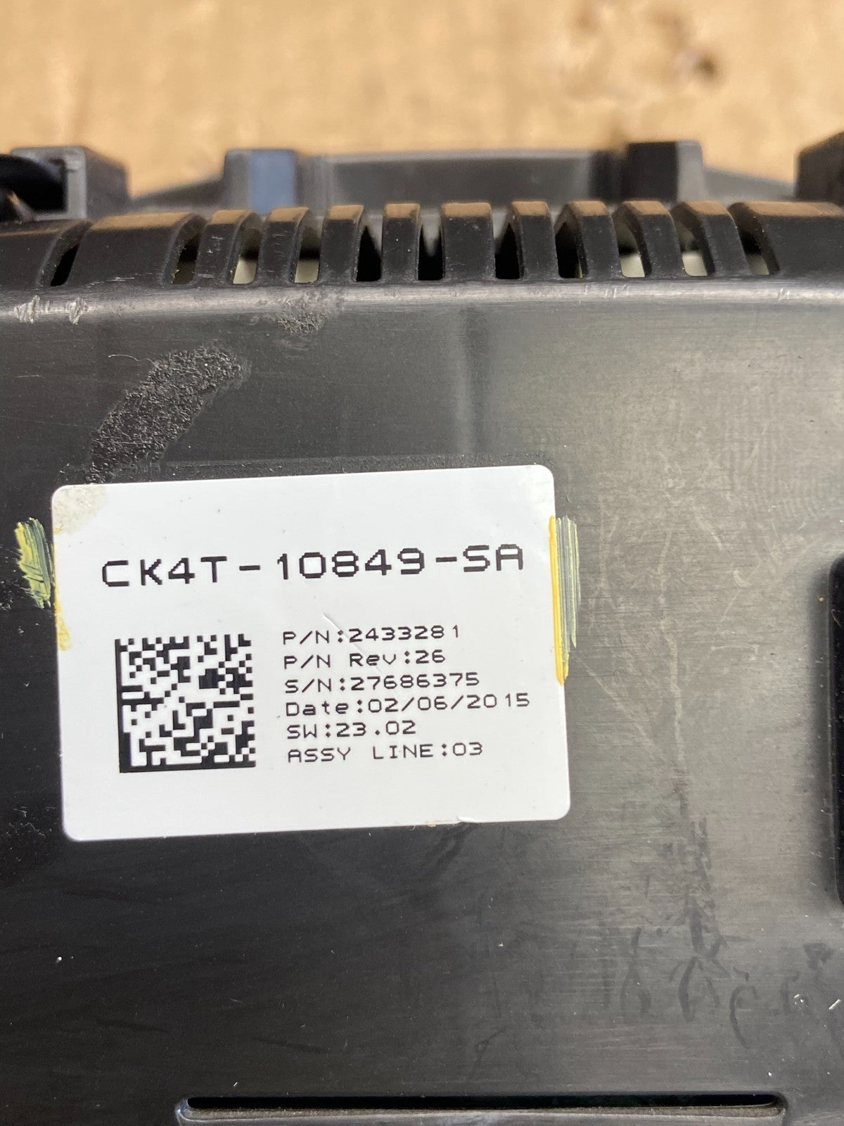 2016 to 2018 Ford Transit Connect Speedometer Cluster AD2268 DG7