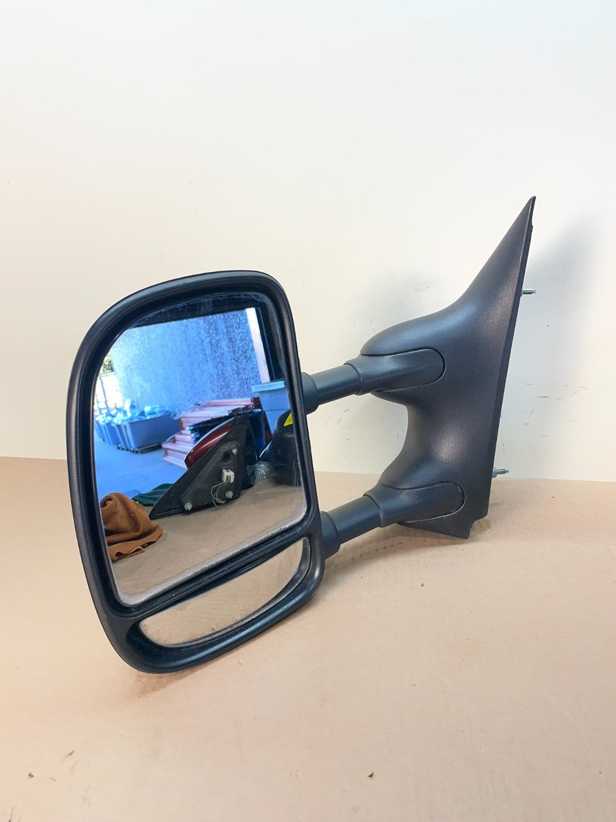 2002 to 2008 Ford E150 Van Left Driver Side Door View Two Arm Mirror AI7122 DG2