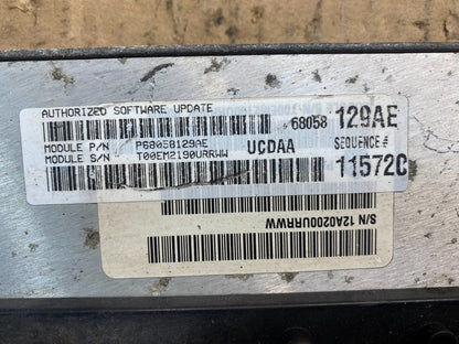 2011 Dodge Ram 5.7L Engine Computer p68058129ae ECM PCM ECU OEM AB4369 DG2