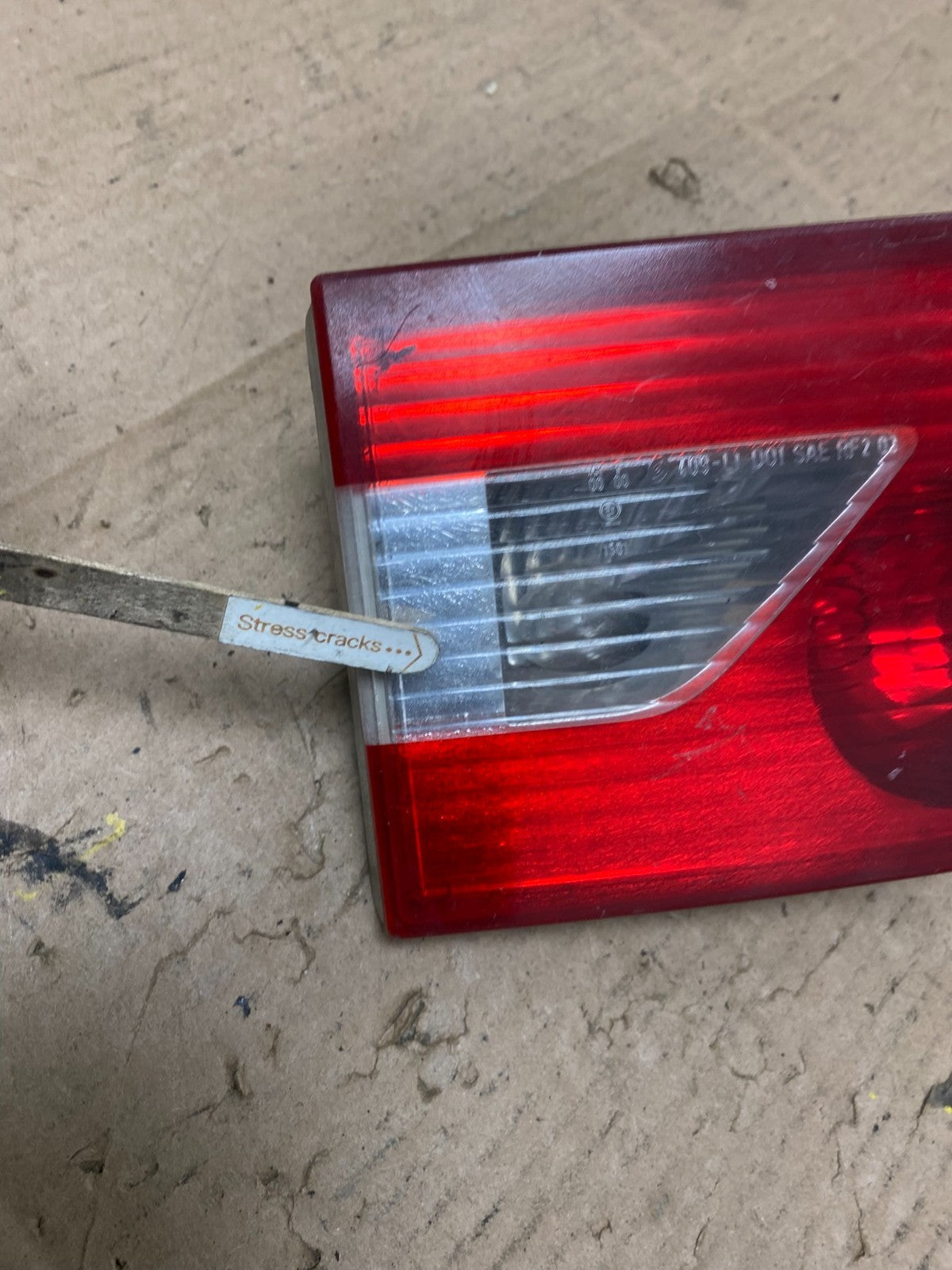 2004 2005 2006 Bmw X3 Left Driver Lh Inner Tail Light OEM W0854 DW5