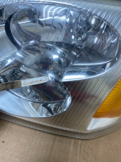 2002 to 2009 Gmc Envoy Left+Right Set Headlights Halogen AI8748 DW4