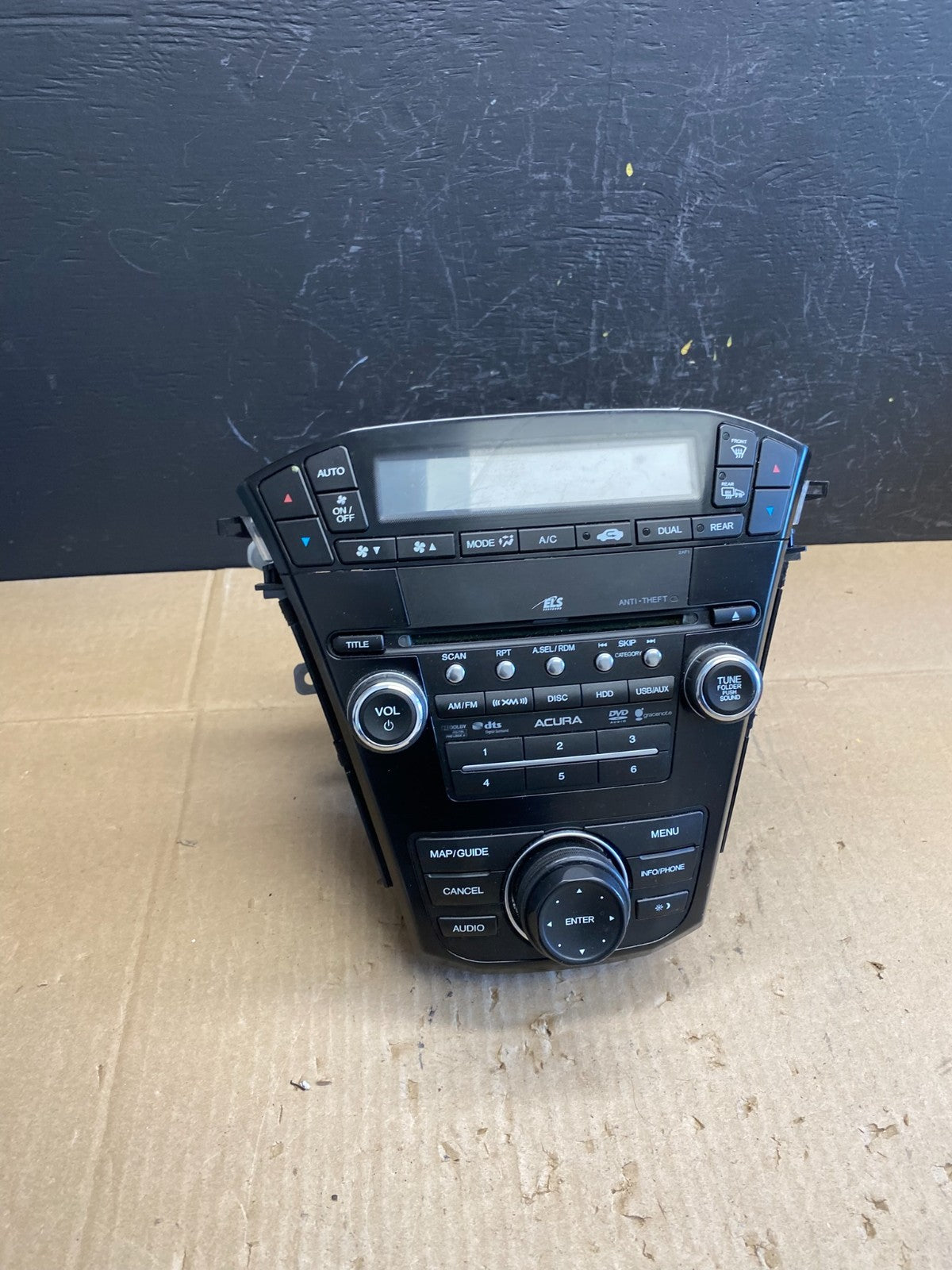 2010 to 2013 Acura Mdx Radio Stereo 6 CD Player Climate Control Pan OE AB9540 DG0