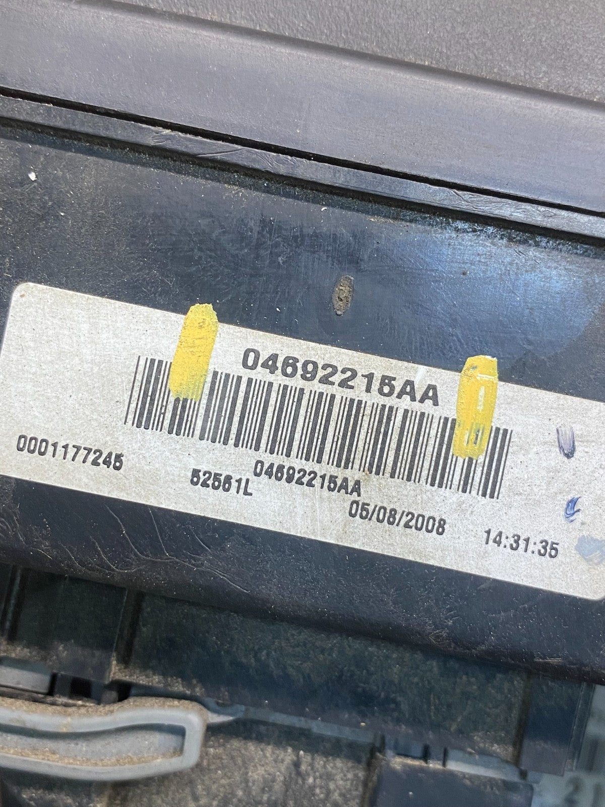2009 Jeep Grand Cherokee Fuse Box Relay Panel Body Control Module BCM ah3383 DG6