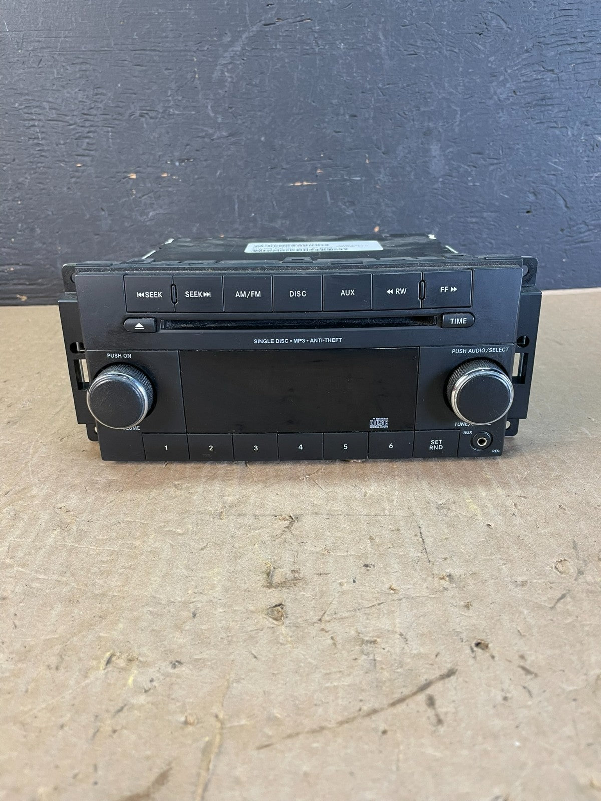 2007-2012 Chrysler Dodge Jeep Ram Radio CD MP3 AUX Receiver AD5924 DW0