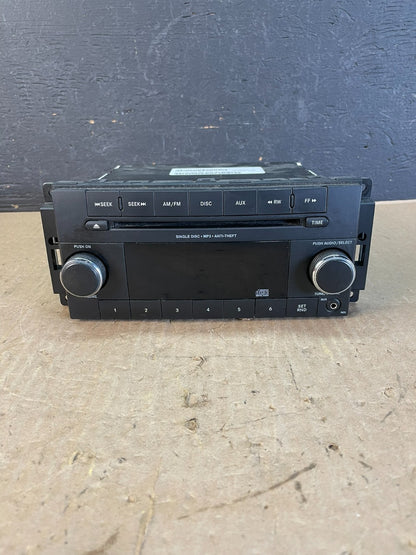 2007-2012 Chrysler Dodge Jeep Ram Radio CD MP3 AUX Receiver AD5924 DW0
