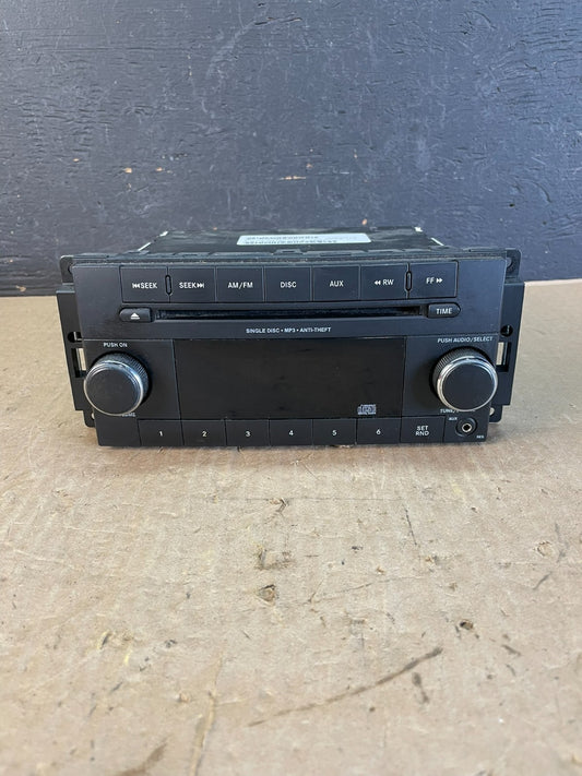 2007-2012 Chrysler Dodge Jeep Ram Radio CD MP3 AUX Receiver AD5924 DW0
