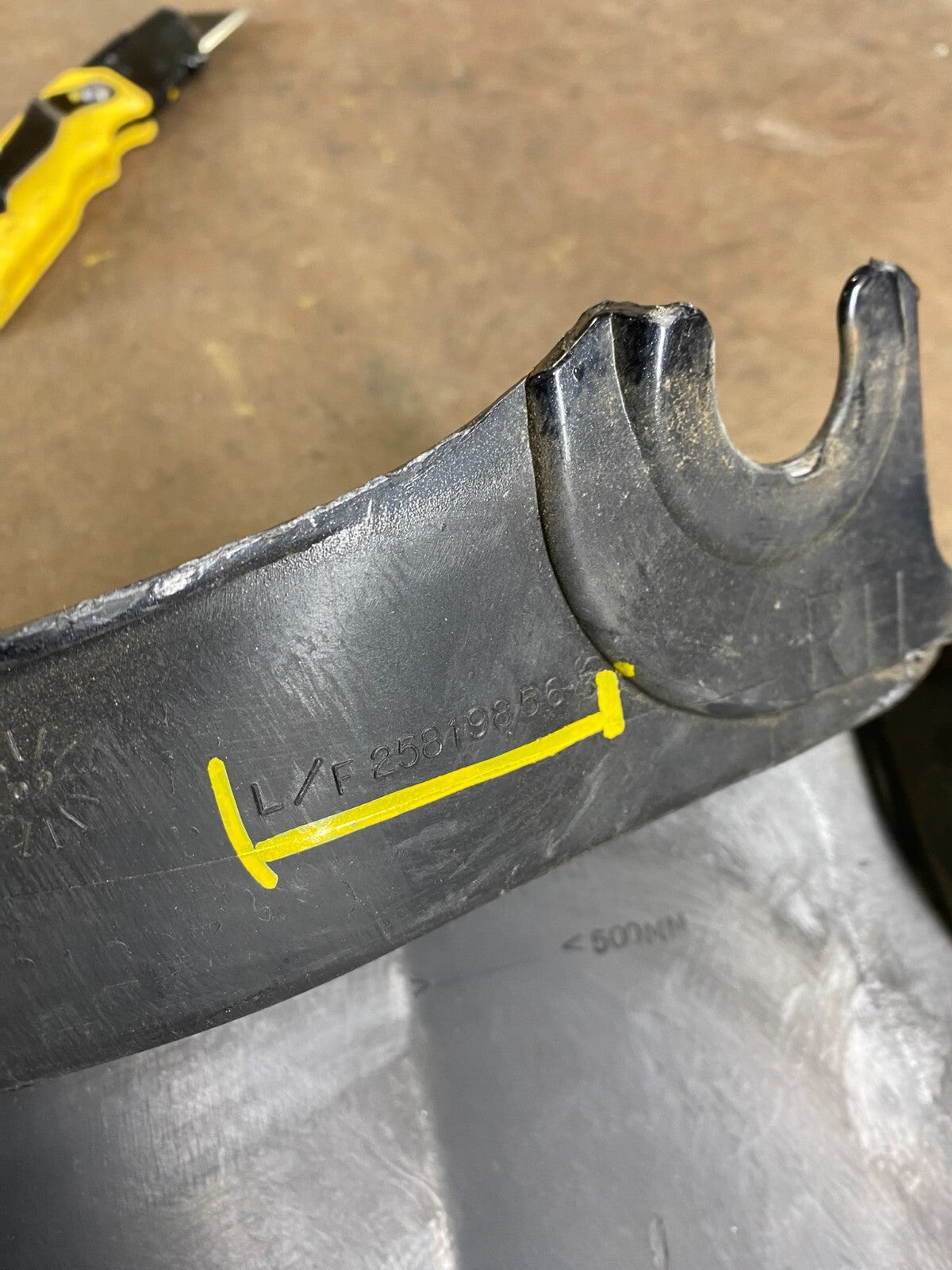 2007-2012 GMC Acadia Rear Right RH Quarter Panel Trim Bumper Cover M3102 DG10