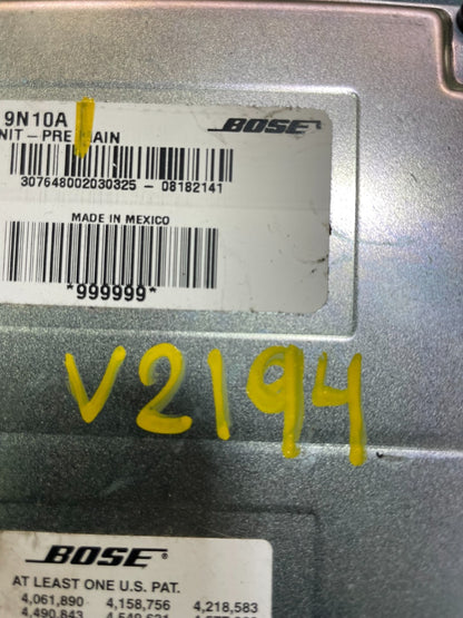 2009 to 2014 Nissan Maxima Radio Audio System Amplifier Module AMP V2194 DW4