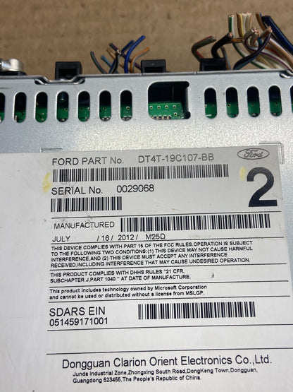 2013 to 2014 Ford Edge AM/FM Radio Reciever AH5416 DG4
