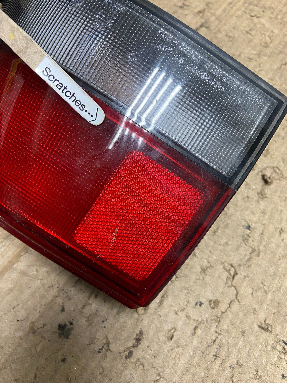 1995 Hyundai S Coupe Right Passenger Side Tail Light Oem AA8519 LK3