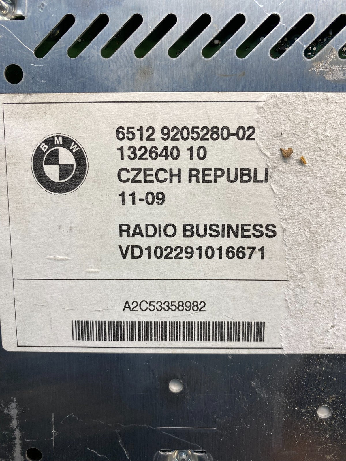 2007-2010 BMW X3 Radio Stereo CD Player Receiver AM/FM Audio Unit AH7410 DG6