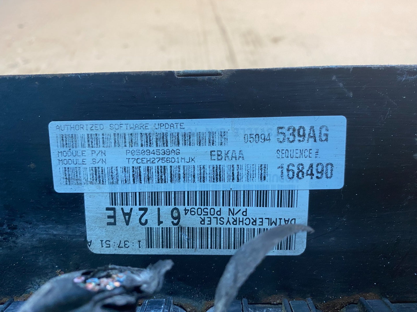 2007 Dodge Dakota 4.7L V8 Engine Computer Module ECM ECU Unit OEM AC0969 DG2