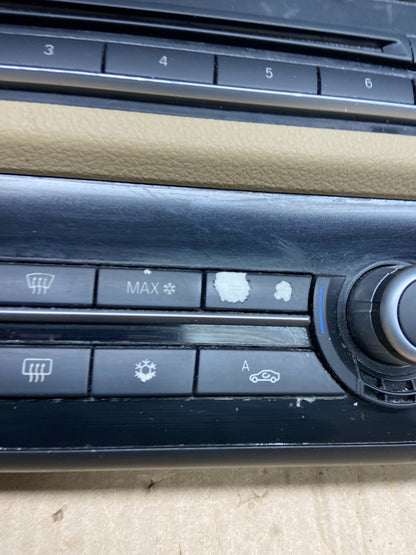 2011-2015 BMW F10 535i 550i Heater Ac Climate Radio Stereo Control OEM x6326 DG1