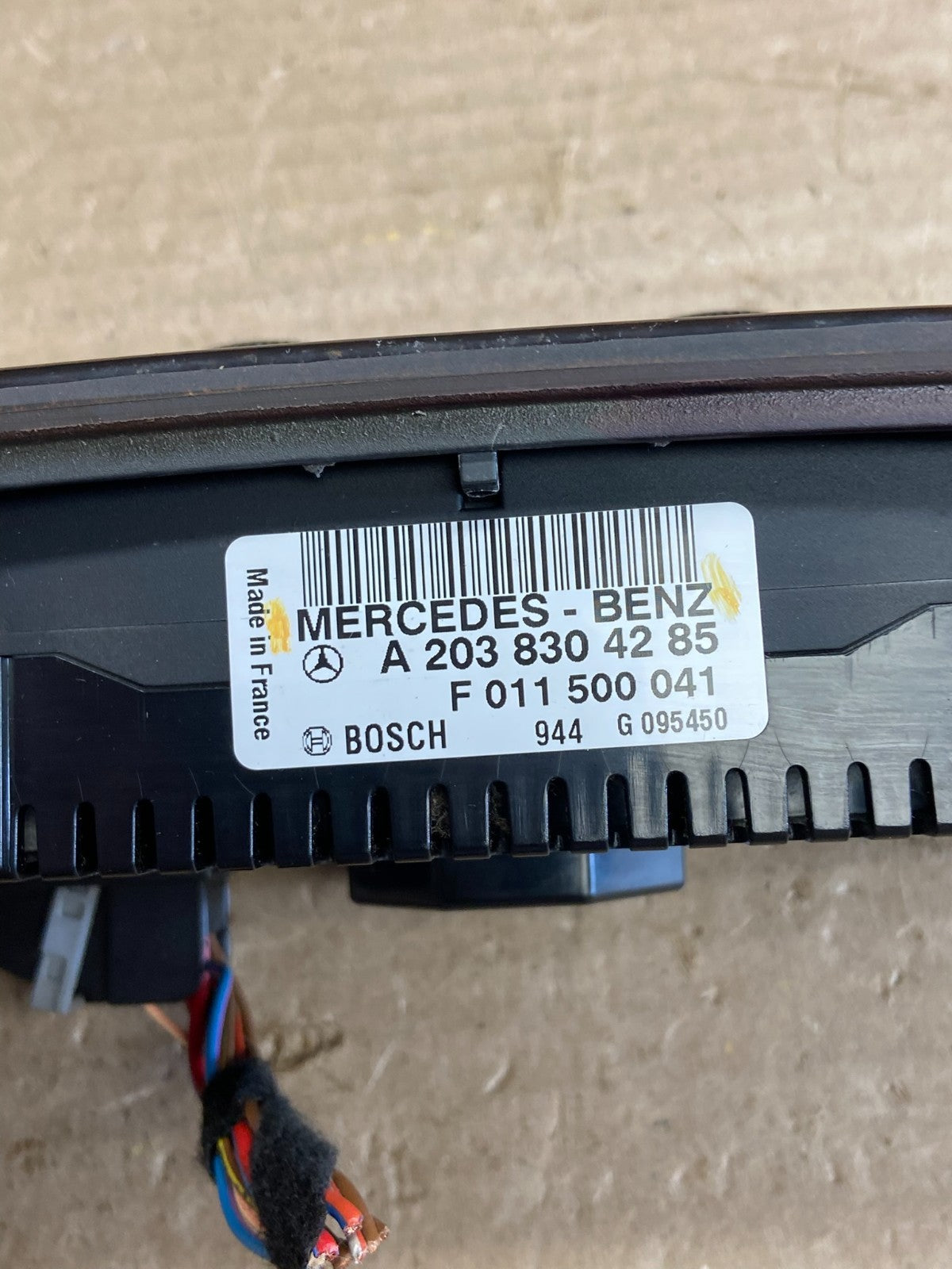 2005-2009 Mercedes W203 C230 C240 A/C Heater Climate Control Trim AH3519 DG4