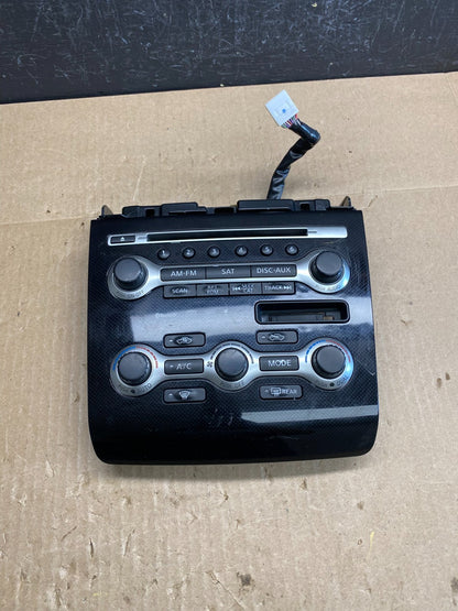 2010-2013 Nissan Maxima Center Console Climate Control Radio Bezel AC6310 DG0