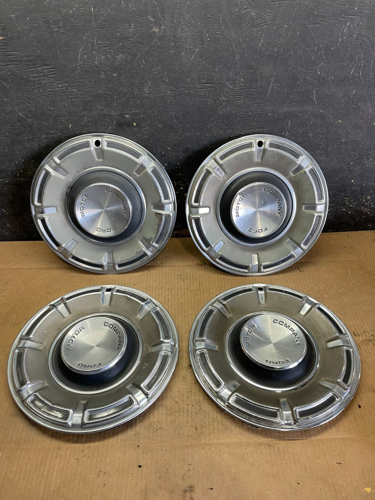 1970-1972 Ford Maverick  Vintage  4pc OEM 14" Hubcap Wheel Covers AB28090