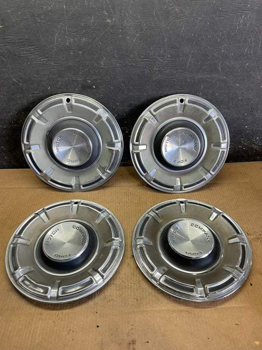 1970-1972 Ford Maverick  Vintage  4pc OEM 14" Hubcap Wheel Covers AB28090