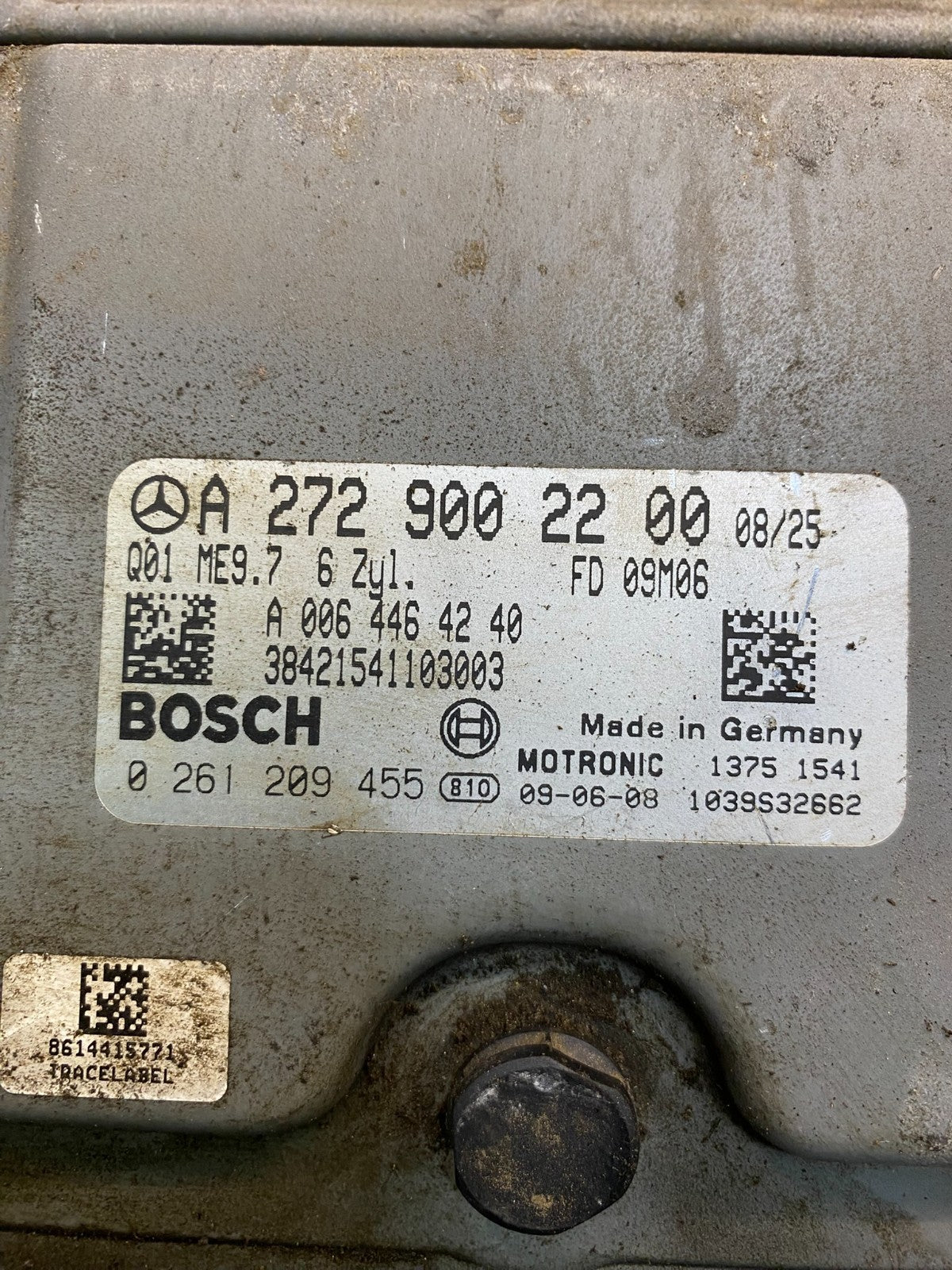 2006 to 2009 Mercedes R350 ML350 Engine Computer Module ECM ECU OEM AA7454 DG2
