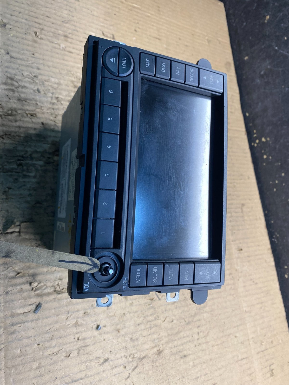 2006 - 2009 Ford Edge Radio Stereo Navigation Screen 7l2t-18k931-cc Oem Y1466 DG1