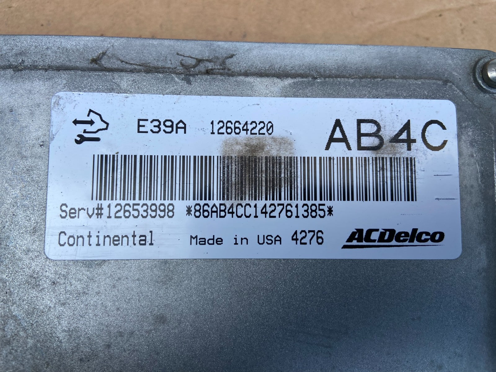2013 to 2016 Chevrolet Impala Ecu Engine Control Module Unit Ecm ad2927 DG2