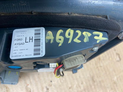 2013 to 2016 Ford Fusion Left Driver Side Tail Light Inner AG9287 LK6