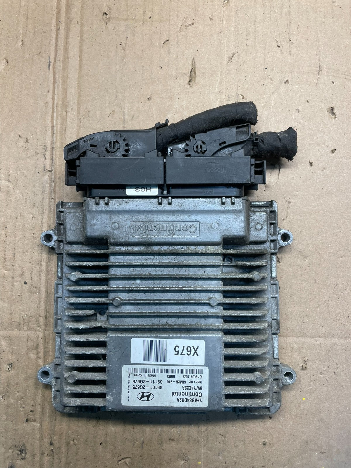 2011 to 2014 Hyundai Sonata Engine Control Unit ECU Module 39101-2g675 S4599 DG0