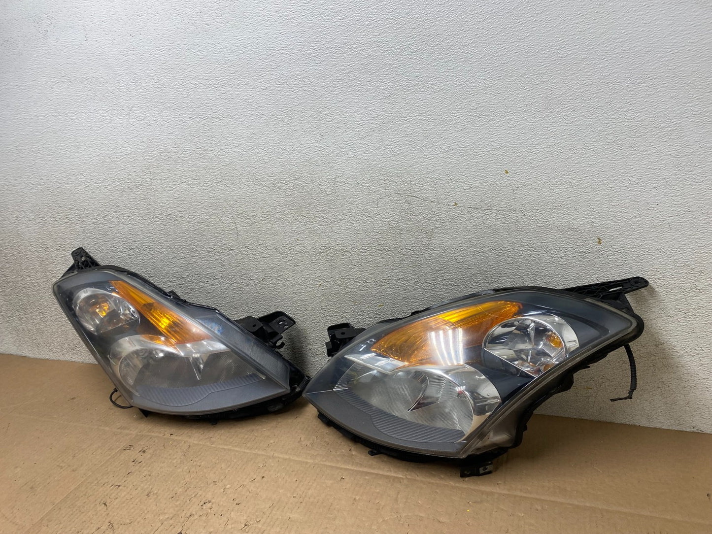 Sedan 2007 2008 2009 Nissan Altima Left+Right Set Headlights W0829 DW1