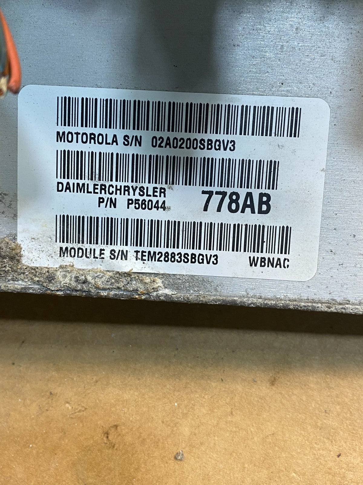 2004 Jeep Grand Cherokee 4.7L ECM ECU Engine Control Computer Modul ah6998 DG2