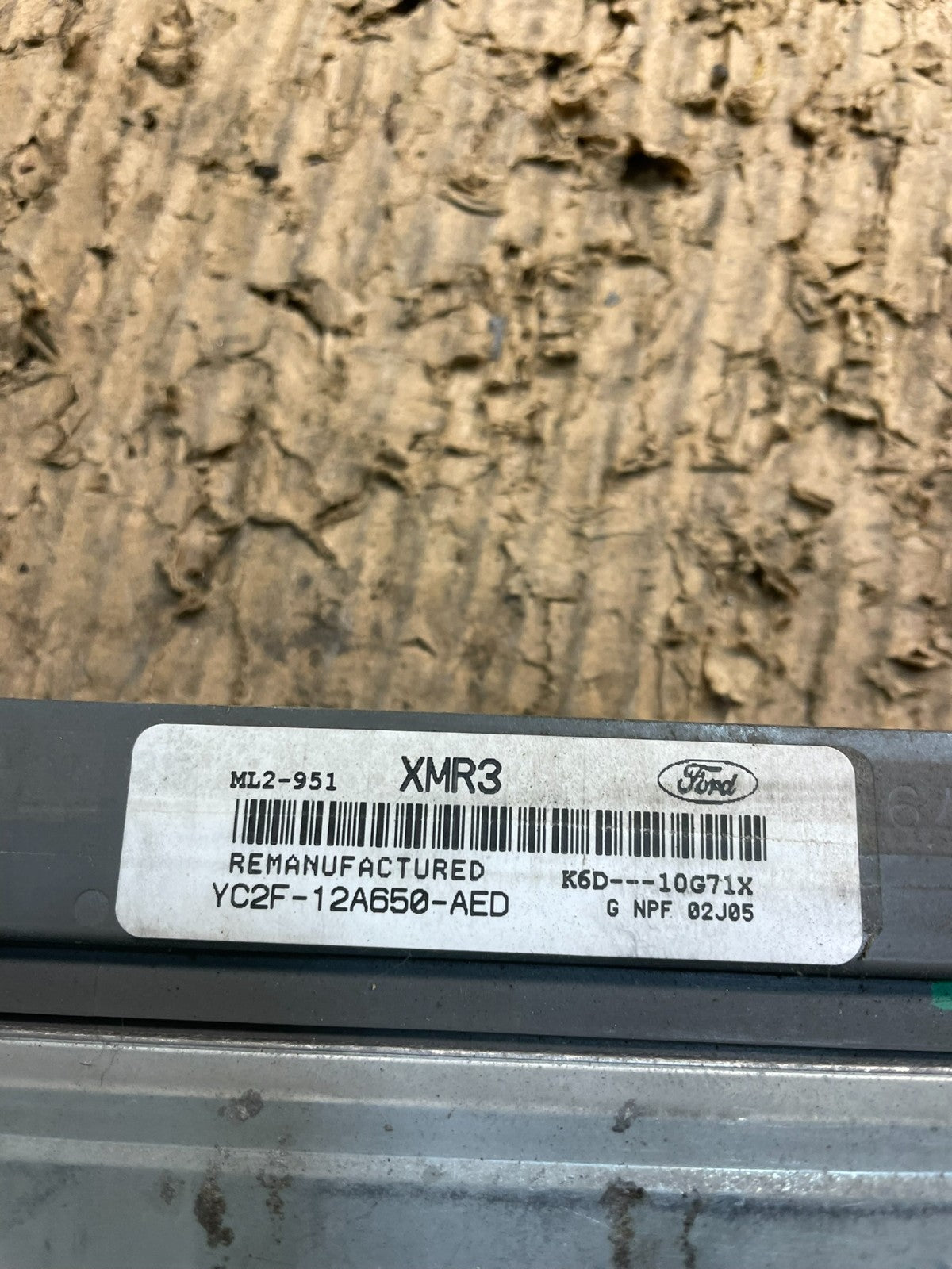 2002 Ford Van E150 E250 4.2L Engine Control ECU ECM yc2f-12a650-aed X4197 DG3