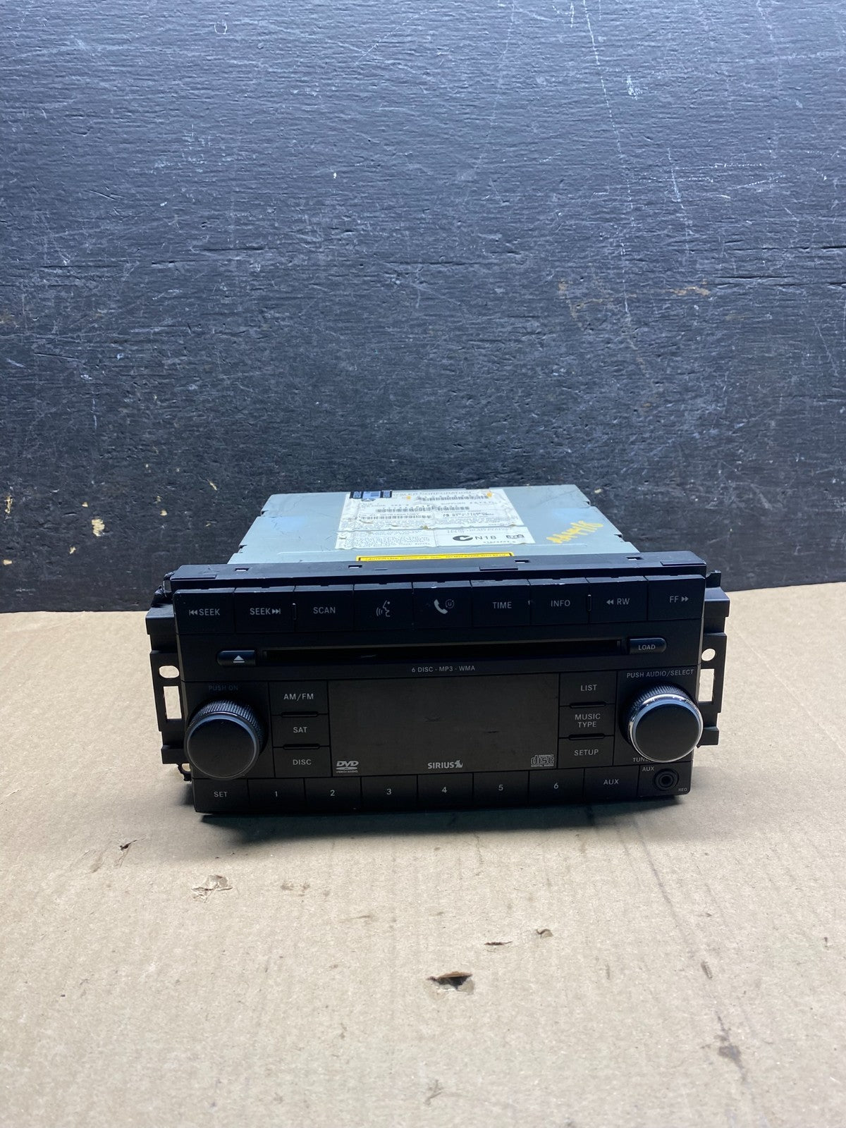 2008 2012 Jeep Dodge Chrysler Screen Display CD Player Satellite Radio AD9648 DG0