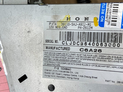 2005-2006 Honda Odyssey Information Display Screen 39810-SHJ-A010-M1 w1939 DG6