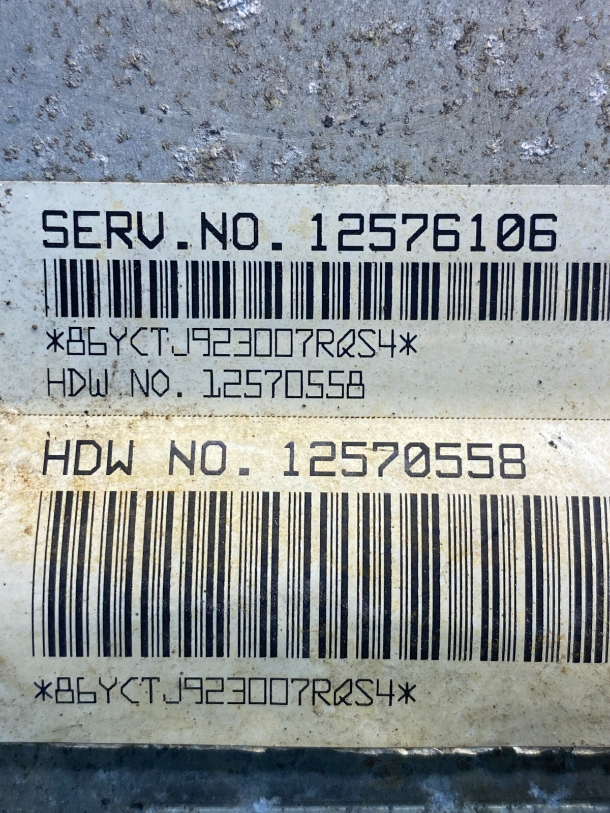 2003 Chevrolet Astro Ecu Engine Control Module Unit Ecm 12576106 ah1725 DG2