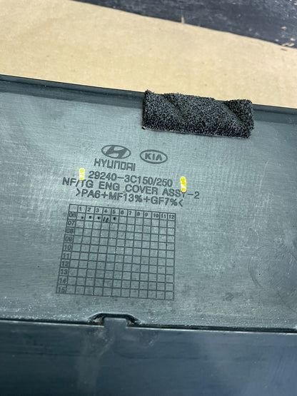 2006 to 2010 Hyundai Azera Sonata V6 3.3L Engine Motor Shield Cover OEM J6851 DG8