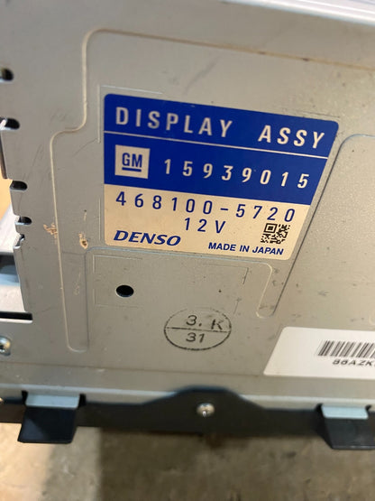 2005 to 2009 Cadillac Sts Radio 6 Disc Screen Display CD Player AE7868 DW6