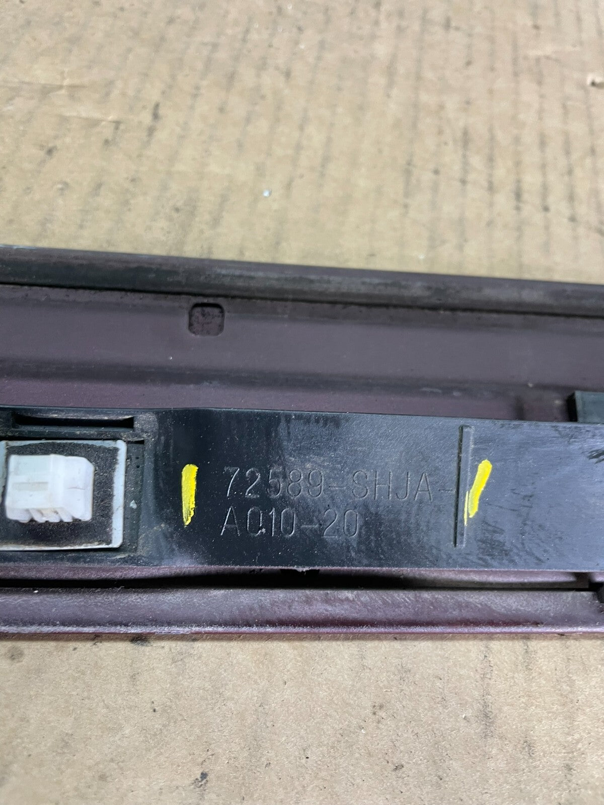 2005-2010 Honda Odyssey Left Driver Rail Cover Quarter Trim Molding J3915 DG9
