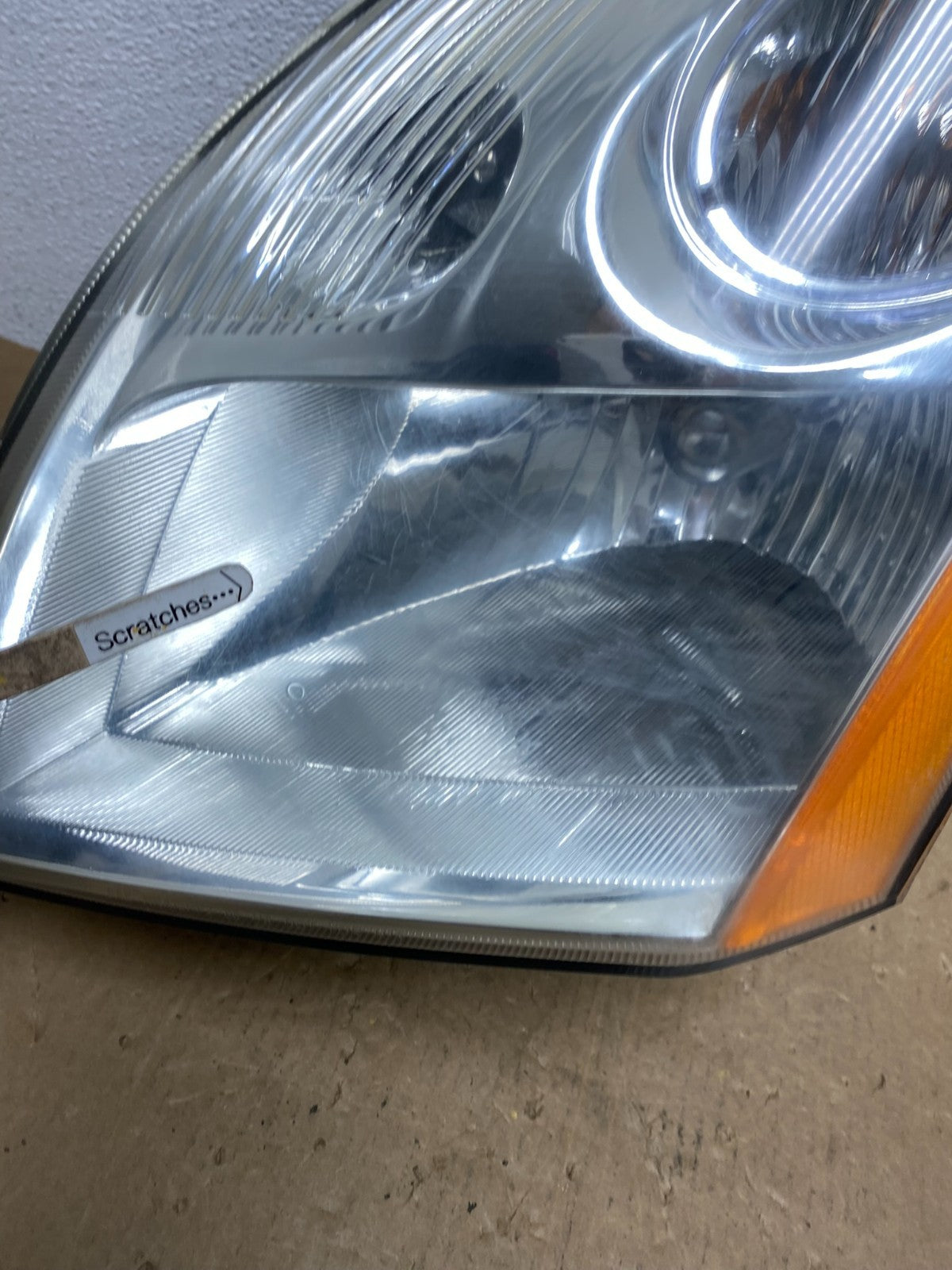 2007-2009 Nissan Sentra Halogen Left Driver LH Side Headlight AC1304 DW3