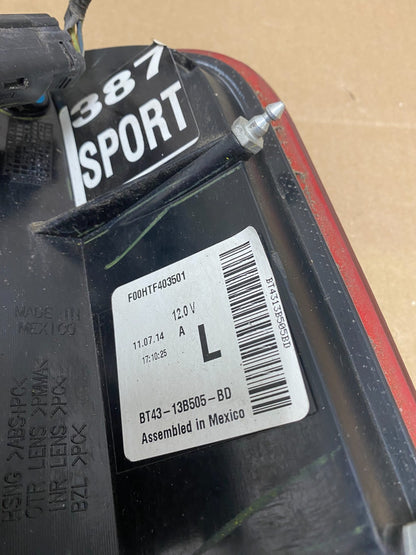 2011 to 2014 Ford Edge Sport Smoked Left Driver Lh Side Tail light Oem U2787 DG6