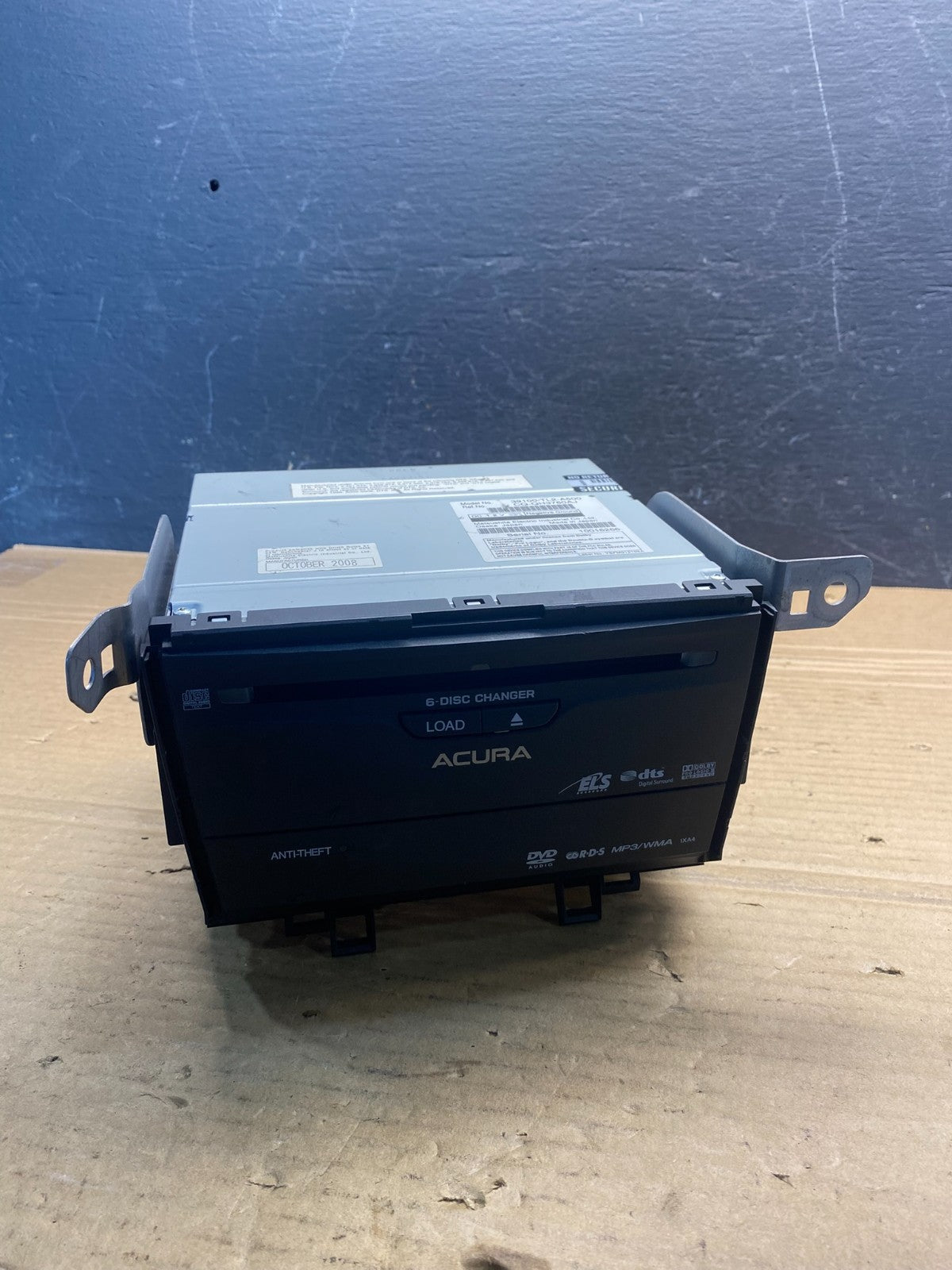 2009 to 2010 Acura TSX Audio Equipment Radio Receiver DVD AE4771 DG0