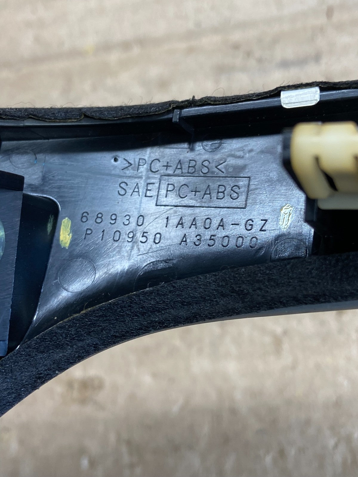 2009-2010 Nissan Murano Dash Trim Panel With Hazard Buttom Switch ah3602 DG4