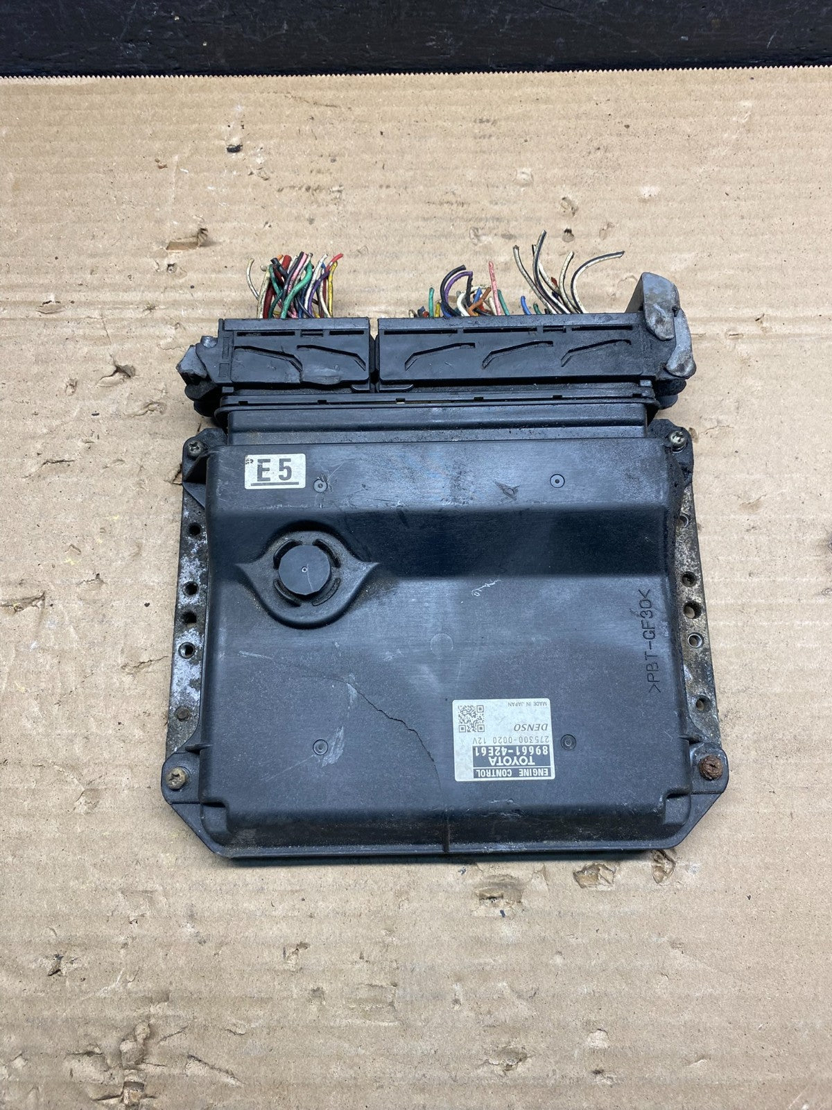 2007 Toyota Rav4 Electronic Engine Control Module ECU ECM AD9586 DW0