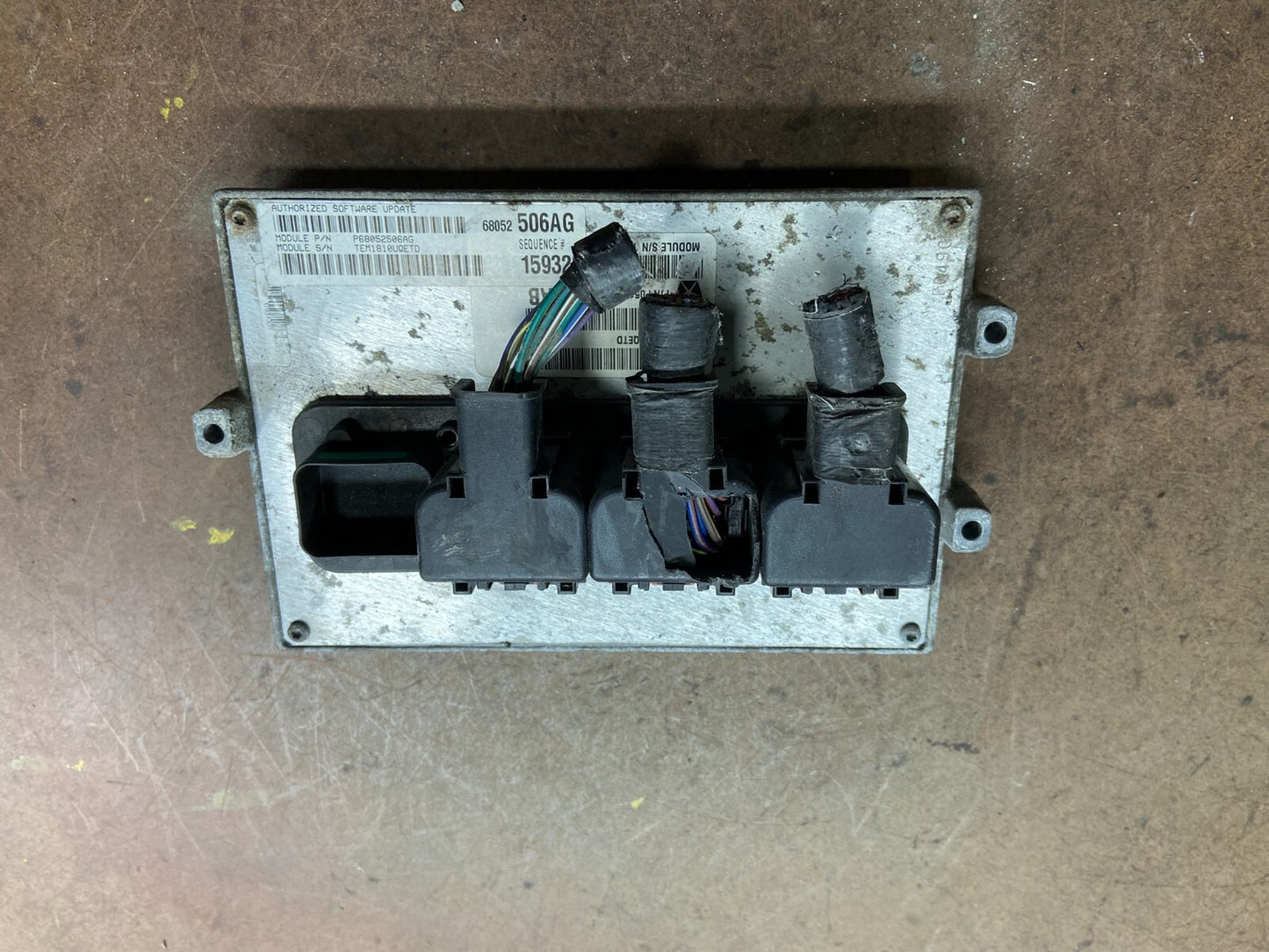 2011 Jeep Grand Cherokee 3.6L ECM ECU Engine Control Computer Modul i6449 DG10