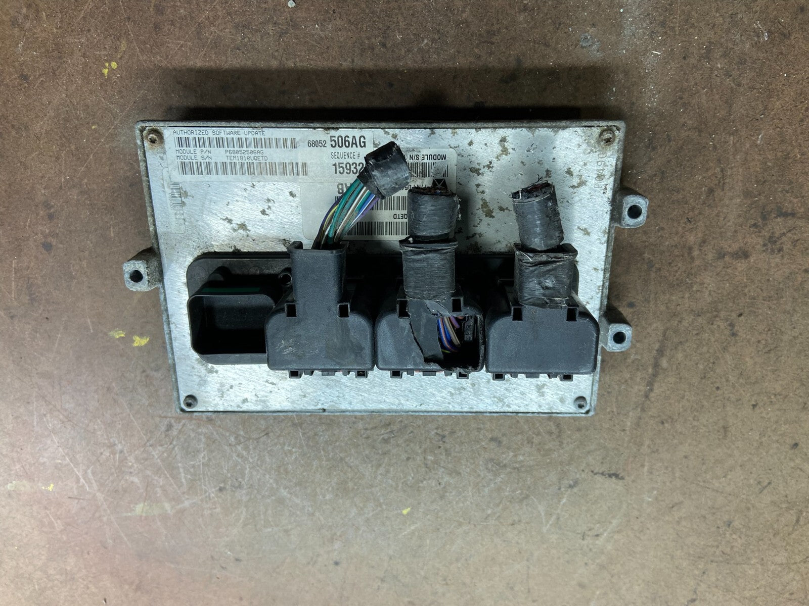 2011 Jeep Grand Cherokee 3.6L ECM ECU Engine Control Computer Modul i6449 DG10