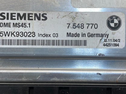 2003 Bmw X3 ECU ECM Engine Control Module Computer AF4098 DW2